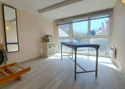 Cabinet kiné avant et pendant travaux